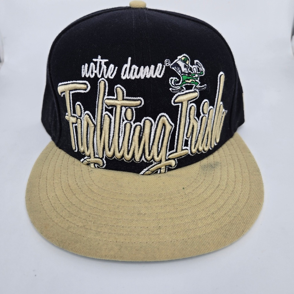 New Era 9FIFTY Notre Dame Fighting Irish Snapback Hat Blue gold Mens Med-Lrg Hat